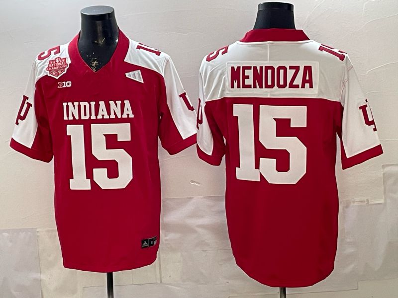 Men 2026 Ohio State Buckeyes #15 Mendoza Red Limited NCAA Jersey 085->ncaa teams->NCAA Jersey